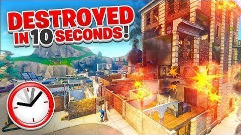 TFUE FINDS *NEW* "INSTANTLY DESTROY ANY BUILDING" EXPLOIT! AND THEN HE DESTROYS TILTED TOWERS!!