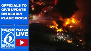 WATCH LIVE: Officials to provide update on deadly UPS plane crash in Kentucky