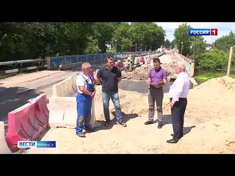 В Сураже приступили к ремонту переправы через Ипуть