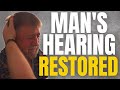 WATCH THIS MAN RECEIVE A MIRACLE! GOD RESTORED HIS HEARING!