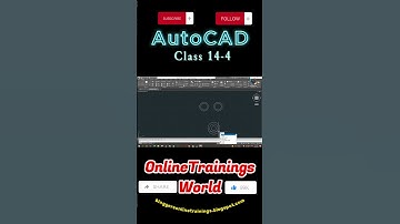 Level Up Your AutoCAD Skills with the Array Command Class 14-5 | #OnlineTrainingsWorld
