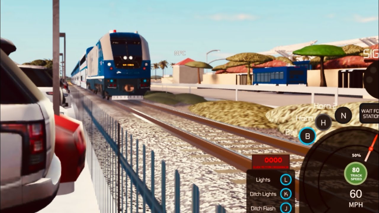 Amtrak 2118 On A584 flies past Encinitas with 6905 on the rear (September 10th 2023)