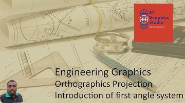 introduction of first angle system | 01 | Orthographic Projection | ST Graphics Studio