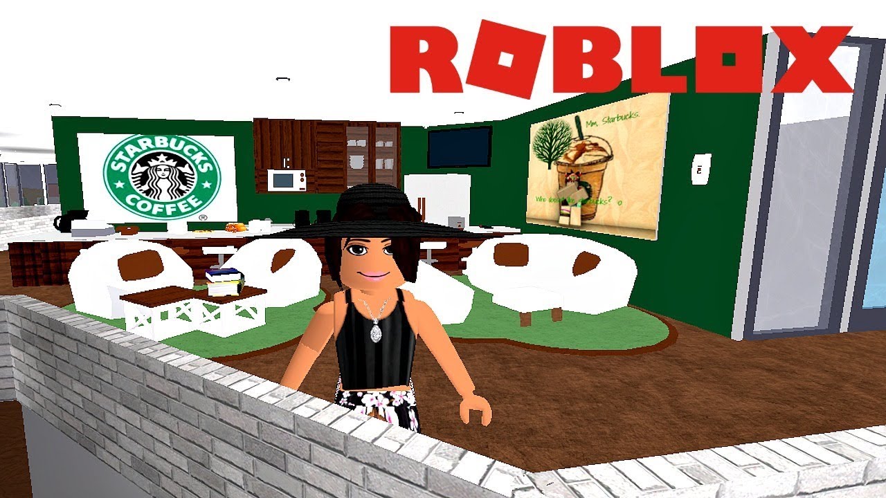 Recreating Azylos Mall In Bloxburg With Starbucks Roblox Youtube