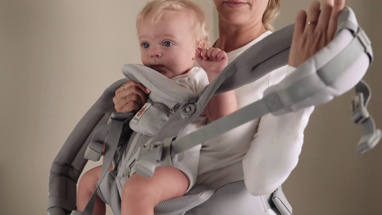 Ergobaby Omni 360 Carrier | How do I wear my baby facing out in the Omni  360 Cool Air Mesh carrier?