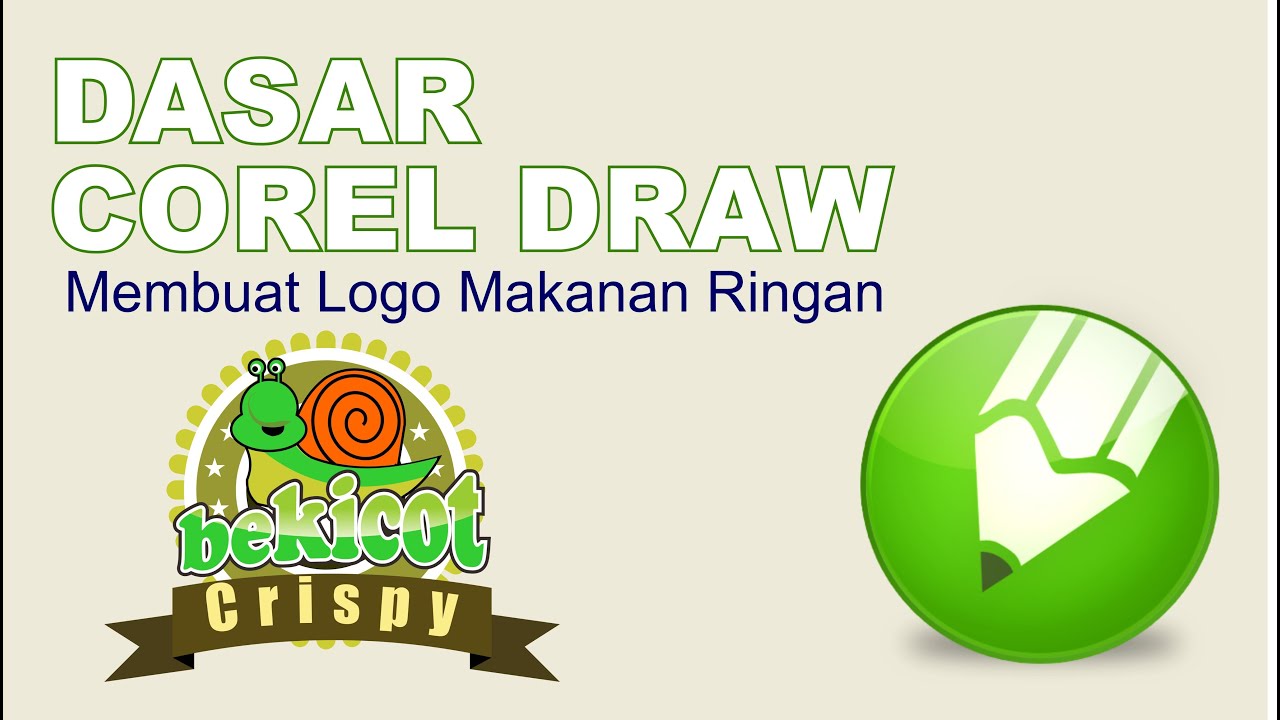 Materi 6 Membuat Logo  Makanan  Ringan  dengan Coreldraw 