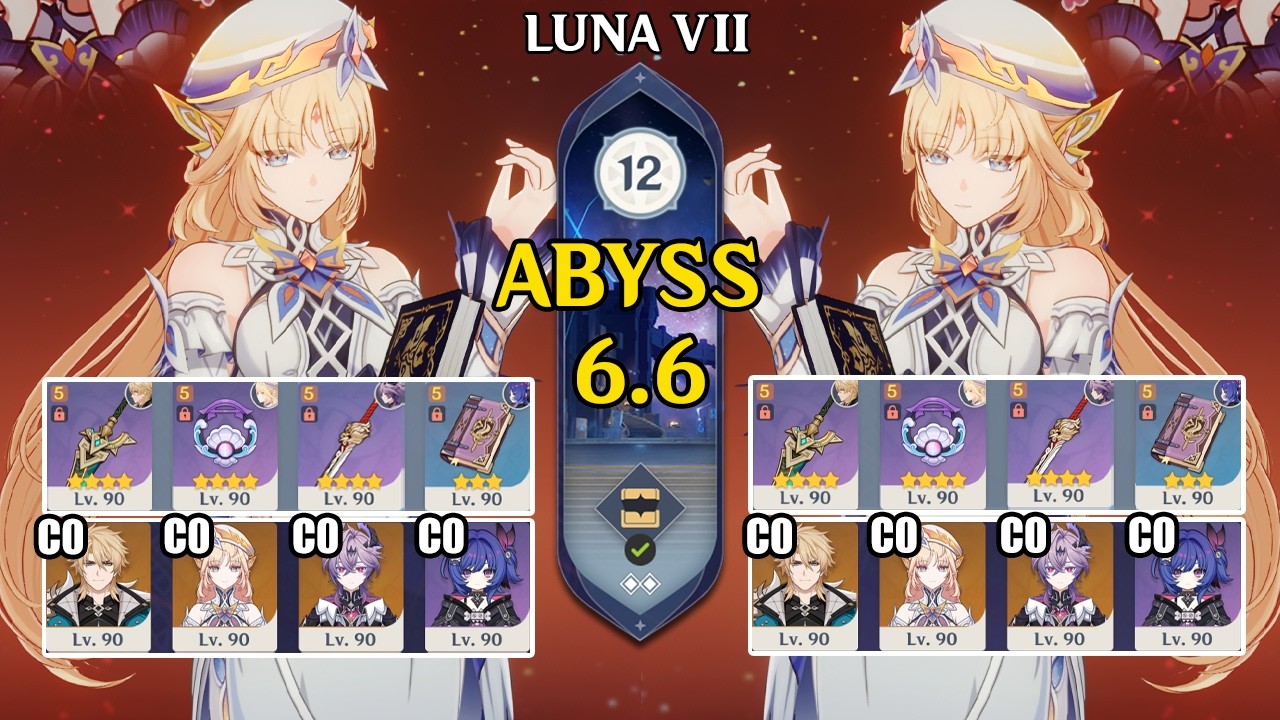 C0 Nicole Varka Double Pyro - F2P Weapon | Spiral Abyss 6.6 Luna 7