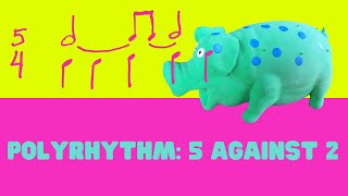 Polyrhythm: 5 against 2