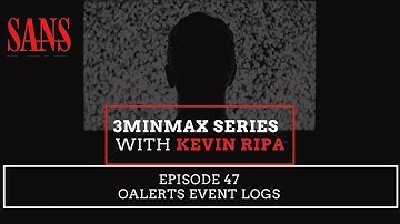 Episode 47: Oalerts Event Logs