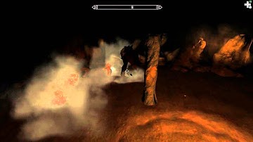 Skyrim Mod - Inferno: The Blood Marked Void Gehenoth Boss and 2 Fire Guars vs 3 Ebony Warriors