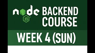 Week 4 (Sun) - Project Continued: Integrating MySQL into our ExpressJS Project