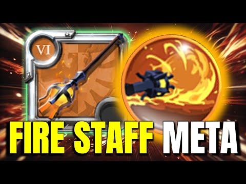 I Made Millions by Using This OP Fire Staff Build | Albion Online | Corrupted Dungeon Highlights