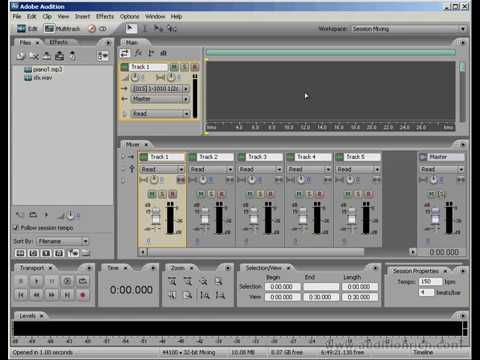 93. Меню Window в Adobe Audition | Auditionrich.com - YouTube