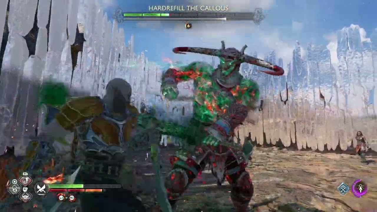 HADRREFILL THE CALLOUS 🐲 VS KRATOS | RAGNARÖK |