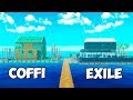 COFFI VS EXILE! БИТВА ПОСТРОЕК НА ПЛОТУ! 20 МИНУТ НА ПОСТРОЙКУ ОГРОМНОГО ДОМА НА ВОДЕ В RAFT