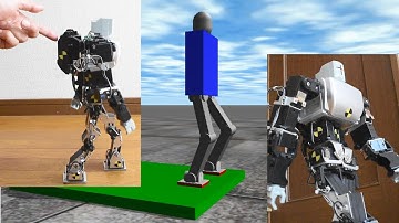二足歩行ロボットのバランス制御と応用例（Balance control of a biped robot and application examples）