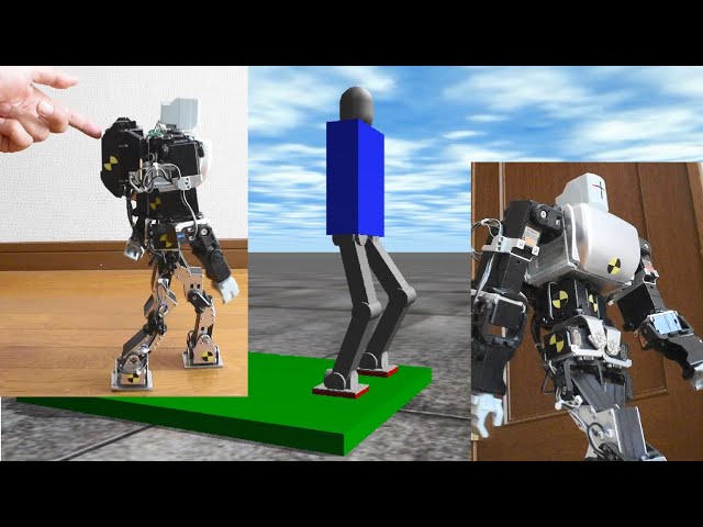二足歩行係 二足歩行ロボットのバランス制御と応用例(Balance control of a