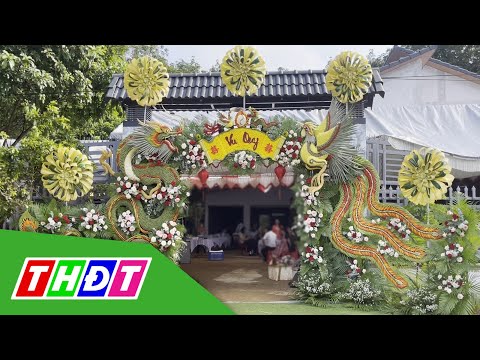 Video Biến cau, ớt thành cổng cưới tuyệt đẹp | THDT - youtube