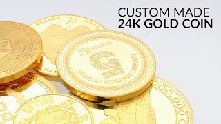 Custom Gold Coin Production at CoinsForAnything Ltd.