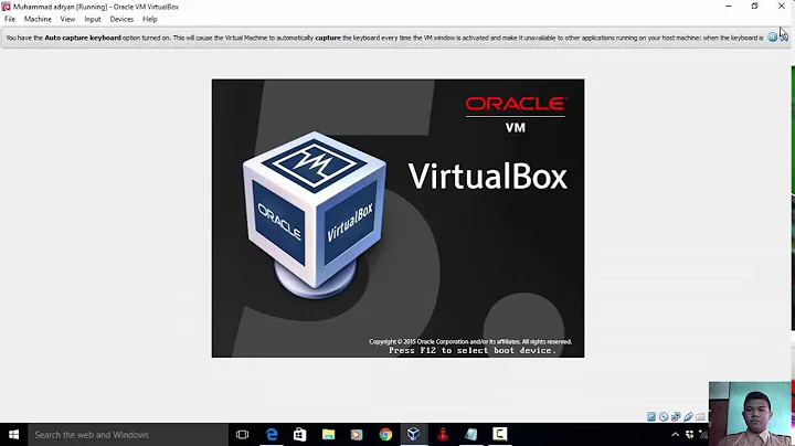 How to instalation debian 8 using virtual box