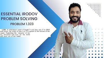 Essential Irodov Problem Solving Series | Question 1.323 | JEE / NEET | Concept Building |