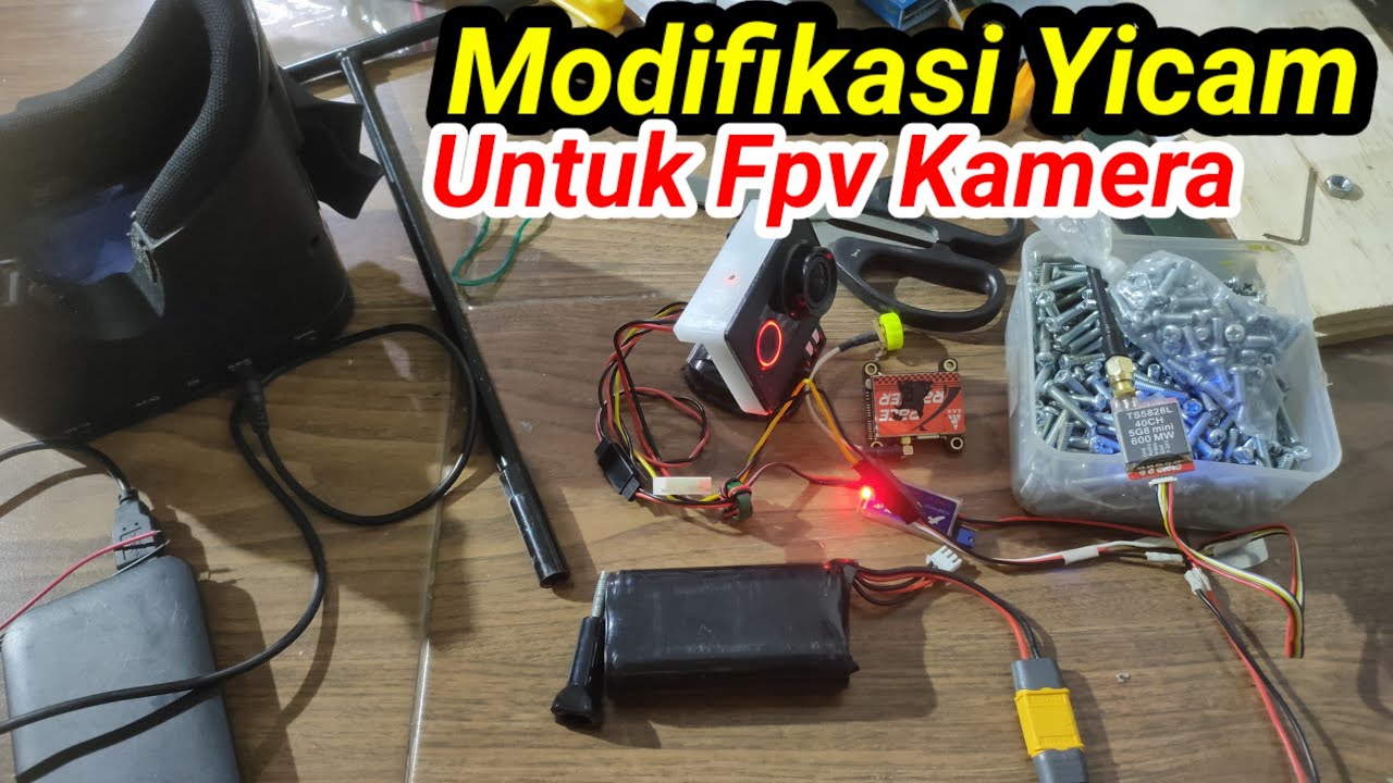 🔴 PART 1 FPV PAKAI KAMERA XIOMI YI UNTUK FPV - YouTube