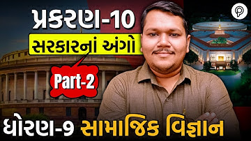 Std 9 Samaj Ch 10 સરકારના અંગો | Dhoran 9 SS Chapter 10 IMP | Organs of Government | Jambucha Sir