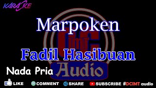 Karaoke Marpoken Fadil Hasibuan Nada Pria DCIMT audio