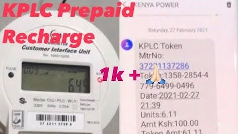 KPLC Prepaid Meter Recharge #How to Buy KPLC Tokens Through M-Pesa #Kenya Power Light Company