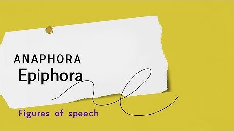 ANAPHORA & EPIPHORA 🌿|| 🌿FIGURES OF SPEECH 🌿🌿