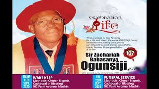Funeral Reception Of Sir Zachariah Babasanya Ogunsiji