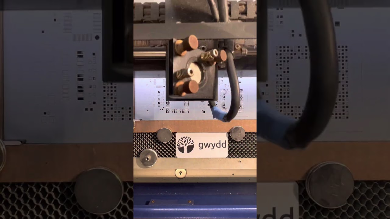 Laser Cutting Mylar Soldering Paste Stencil by Gwydd Inc. Toronto 