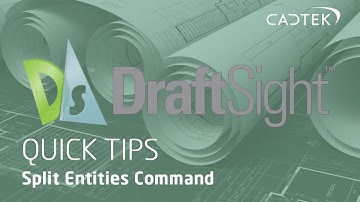 DraftSight Quick Tips: Split Entities Command