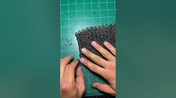 BASED and CHAIN PILLED mail maxxer DEMONSTRATEs how to EXXXTEND your 6 in 1 chain maile weave