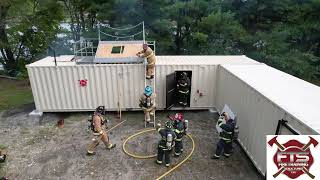 First Look At Sea Containers Used To Train Firefighters In Smithfield, Ri