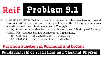 9.1 Consider a system consisting of two particles, each of which can be in any one of three quantum