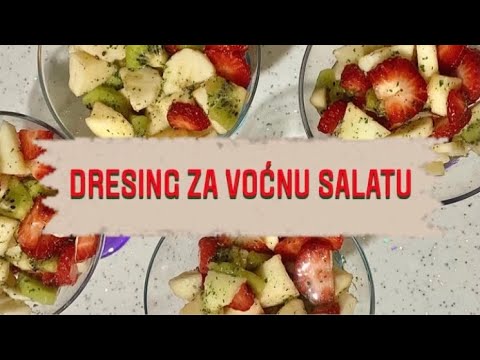 Svi će vas pitati za recept! | Najbolji preliv za voćnu salatu - recepti za 1 minut