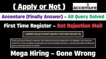 🔥Finally Accenture ASE Hiring 2025 | Instant Rejection, Error Invalid Link | Accenture Hiring 2024