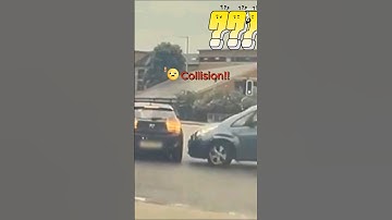 Car Crash -🚗💥 MINI Roundabout Collision #car #safedriving #travel
