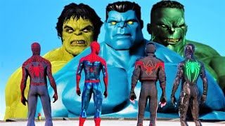 TEAM SPIDER-MAN vs TEAM HULK | INTO SPIDER VERSE | Epic battle vol.4