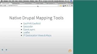 Brandon Morrison  Maps and Data Visualization in Drupal