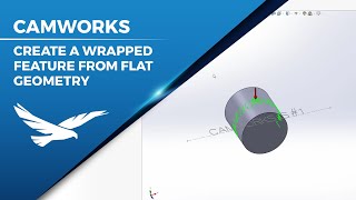 Create a Wrapped Feature in CAMWorks from Flat Geometry by Hawk Ridge Systems 333 views 1 month ago 7 minutes, 1 second