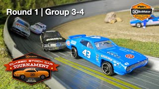 Classic Stock Car Tournament (Round 1 Group 3-4) Diecast NASCAR Race