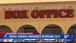 Regal Cinemas to reopen movie theaters on July 10