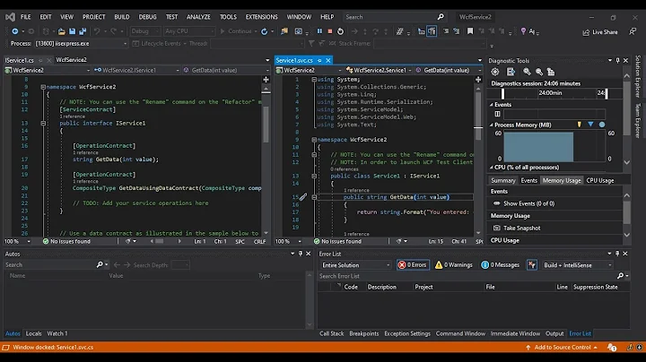 WCF in Visual Studio 2019 (Getting Started)