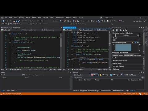 WCF in Visual Studio 2019 (Getting Started)