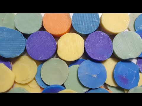 Soap cubed cutting/soap plates breaking/satisfying and relaxing ASMR可愛い色の石鹸????