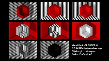 Visual Pack: OP CUBES BKGR #2 VJ LOOPS
