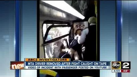 MTA Driver fights passenger