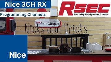 How To Program ET remote to Nice RX3